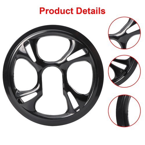 Bike Chain Guard Protector, 4 Holes 48 Teeth Bicycle Chain Guard for Bicycles, Mountain Bikes,City Road Bikes