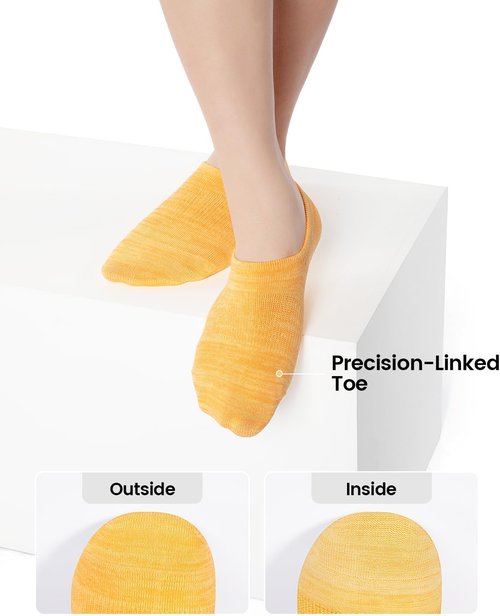 IDEGG No Show Socks for Women - 10 Pairs of Low Cut Anti-Slip Athletic Invisible Liners
