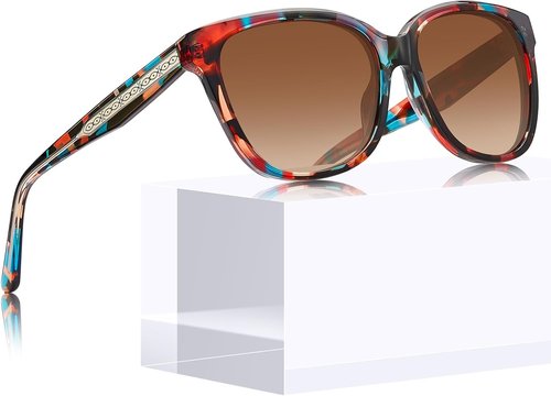 CARFIA Polarized Sunglasses for Women - UV Protection | Italian Design Retro Style
