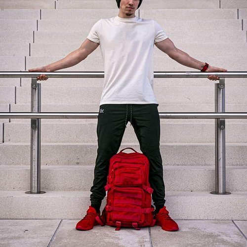 BROKIG Men's Lightweight Gym Jogger Pants - Comfortable Workout Sweatpants with Zip Pocket