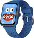 BIGGERFIVE Smart Watch for Kids - Fitness Tracker with Heart Rate Monitor & 5ATM Waterproof | Porous Blue