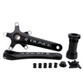 DJC Prowheel Road Bike crankset 110bcd Build-in Spindle Hollow tech and BSA Bottom Bracket 170mm 172.5mm (170mm Length)