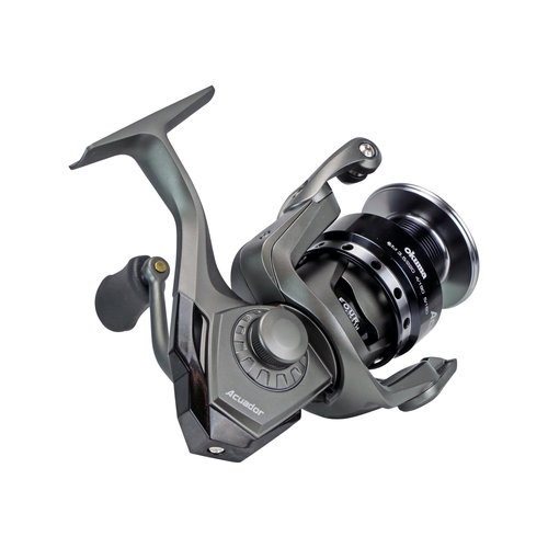 Okuma Acuador 4BB Steel Drive Lightweight Freshwater Spinning Reel, ACU-2500A, Black