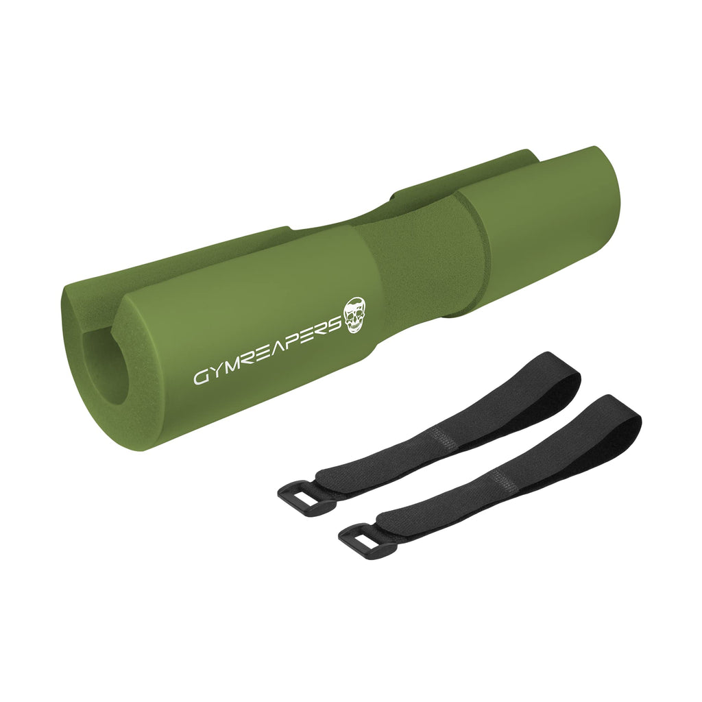Gymreapers Barbell Squat Pad - Protective Bridge Pad for Hip Thrust, Squats, Lunges - Hip Support, Neck Protection for Bar (Green)