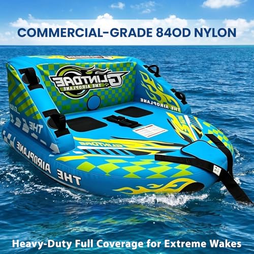 Heavy Duty Towable Tube for Boating - 2 Person Sofa Style Water Toy