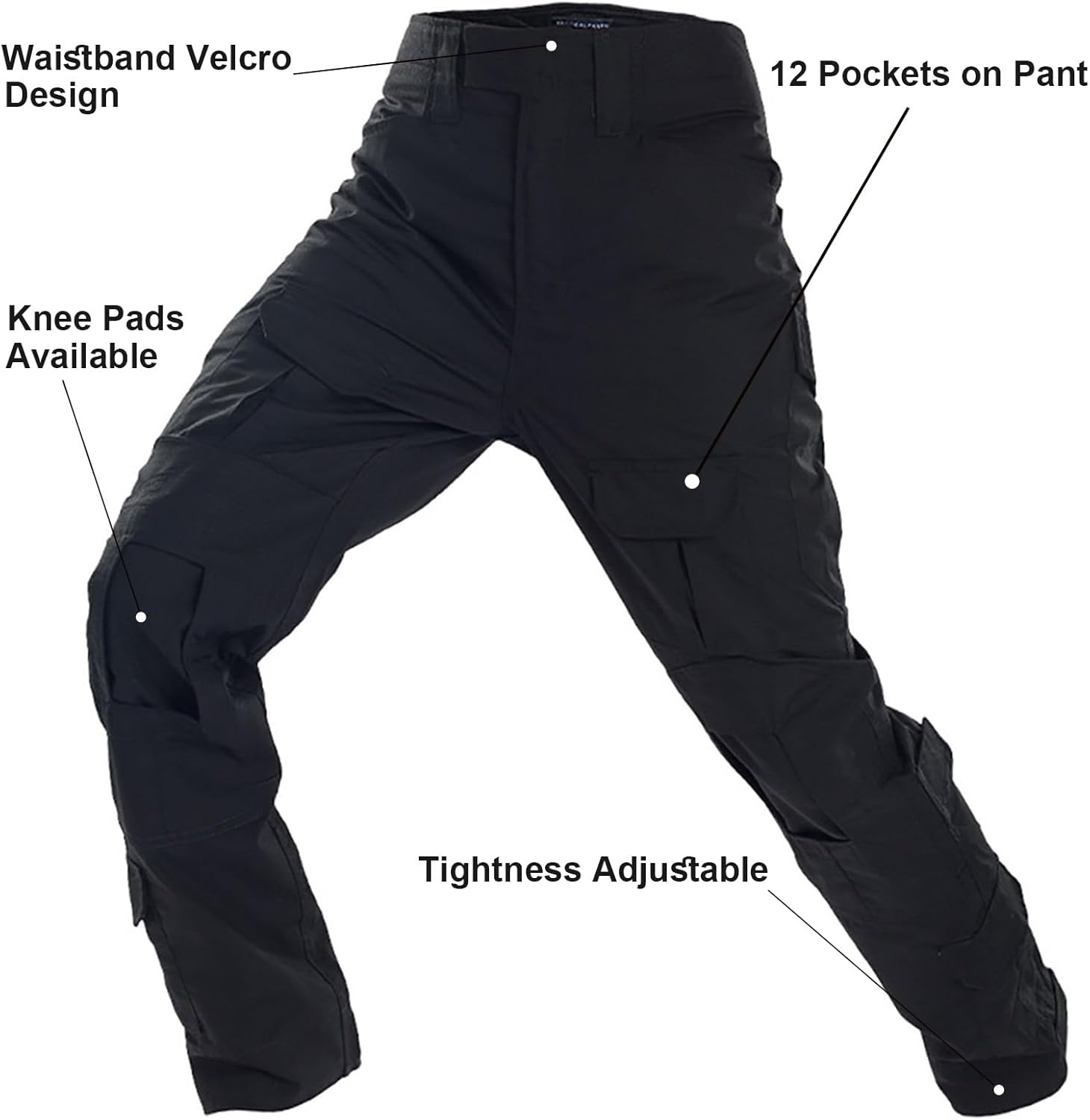 Skiennix Tactical Uniform Set - Combat Pants, Shirt, Cap, Balaclava & Gloves | Men's Camo Airsoft Gear
