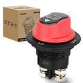 Nilight Battery Disconnect Switch - 100A Master Isolator for 12V-48V | Waterproof Heavy Duty for Marine, RV, Car, ATV, UTV