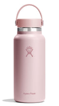 Hydro Flask Water Bottle - Insulated Stainless Steel - Wide Mouth Flex Lid, Non Spill, Leakproof and Refillable in 32 Oz Trillium Pink