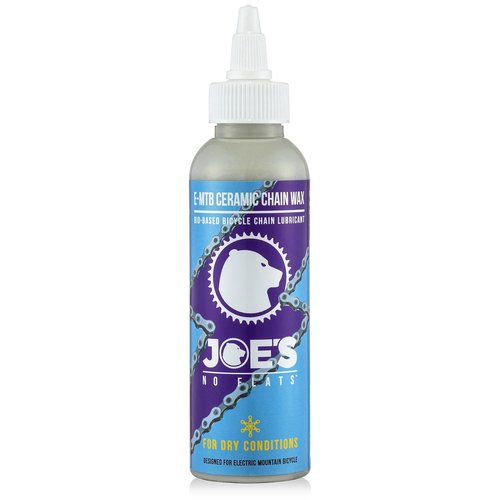 Joe's No Flats eMTB Ceramic Chain Wax 4.2oz - Bio-Based Formula for Electric Mountain Bikes
