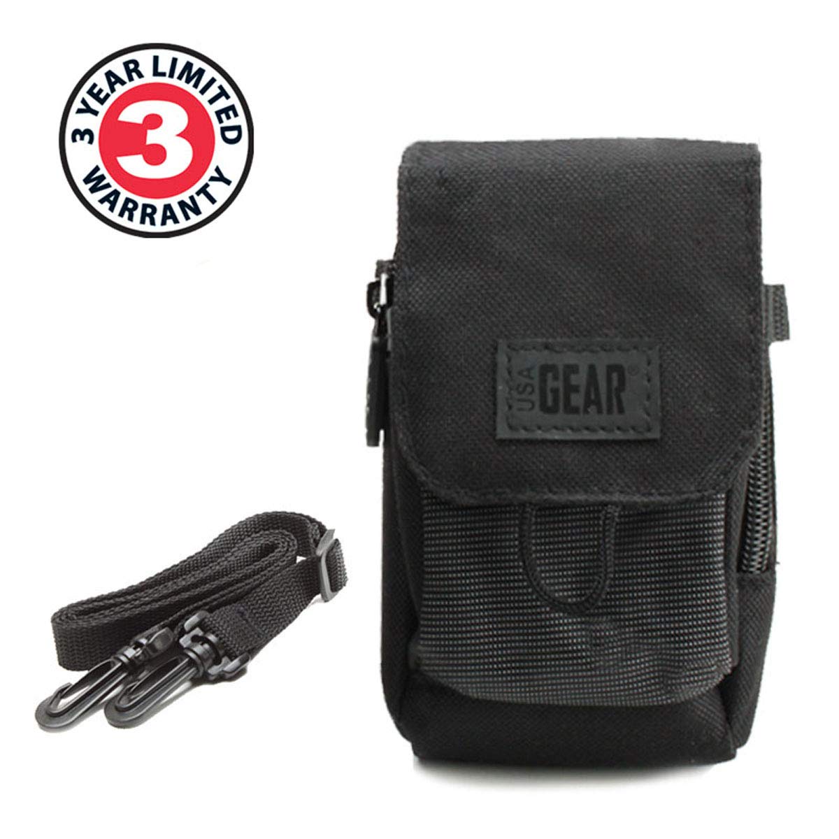 USA Gear Range Finder Golf Case - Shoulder Bag Case Fits Callaway Golf 300, Acer Gadget, Vortex, REDTIGER, Bushnell & More - Laser Rangefinder Carry Bag with Weather Resistant Exterior, Belt Loop