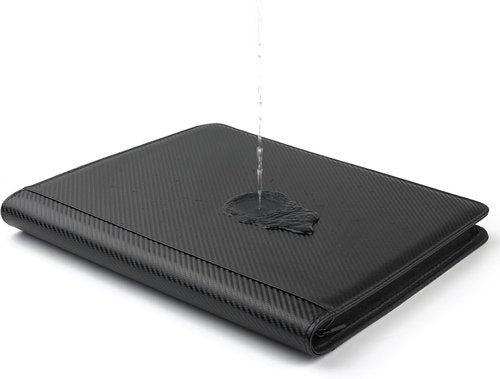 GERMUN Trading Card Binder - Premium 12 Pocket Album for 720 Cards | Double-Sided Carbon Black Cover