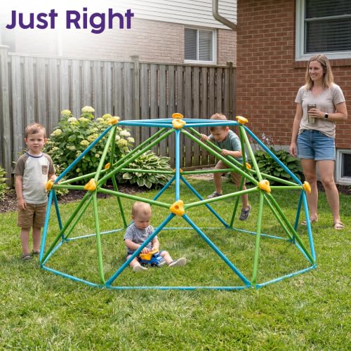 Hurtle 6ft Climbing Dome for Kids Outdoor Jungle Gym & Monkey Bars