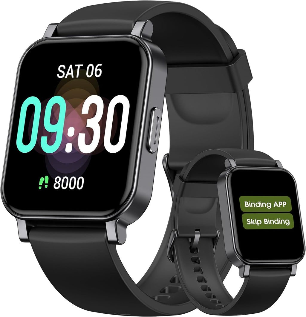 Skiennix Pedometer Watch - Senior-Friendly Waterproof Fitness Tracker with Step Counter & Sleep Monitor