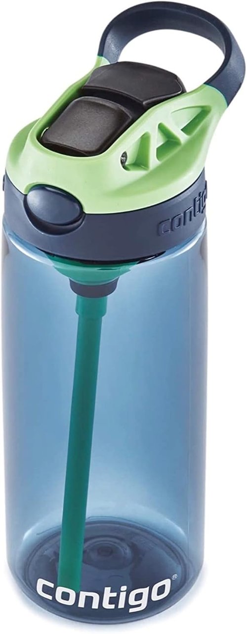 Contigo Kids Water Bottle - AUTOSPOUT Lid for Easy Drinking - 20oz Blueberry