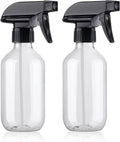 Teyssor Spray Bottles | BPA-Free 10 oz Fine Mist Spray Bottle - 2 Pack for Hair, Cooking, Cleaning
