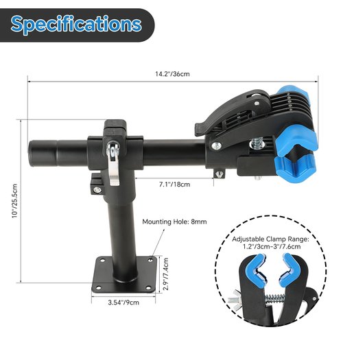 ATPEAM Bike Repair Stand Bike Clamp Home Bicycle Maintenance Rack with Clamp for Road and Mountain Bikes