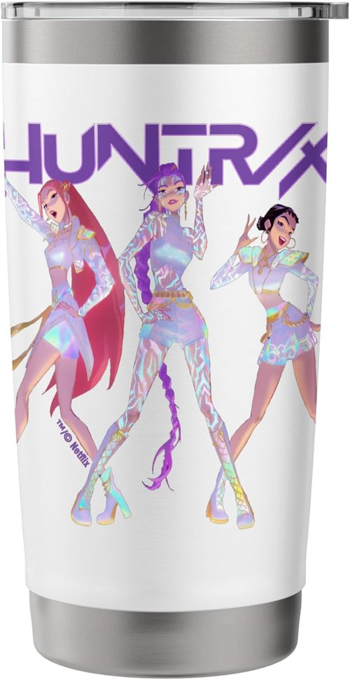 HUNTR/X KPop Demon Hunters Stainless Steel Insulated Tumbler - Officially Licensed, Durable Design
