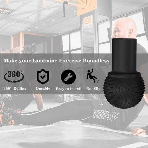 Landmine Attachment for Barbell - Versatile Exercise Tool for Press, Row & Spin | Fits 2" Olympic Bars