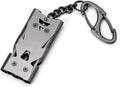 Skiennix Emergency Whistle Keychain - High Decibel Stainless Steel Safety Device