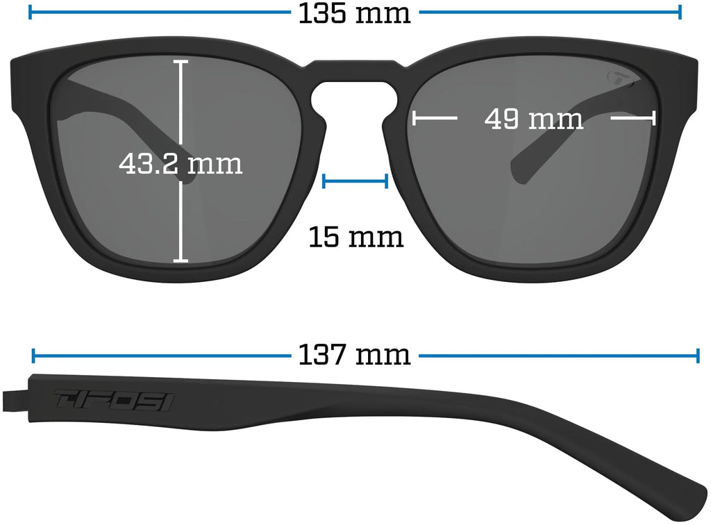 Tifosi Optics Smirk Sunglasses (Electric Blue, Sky Blue Mirror with AR)