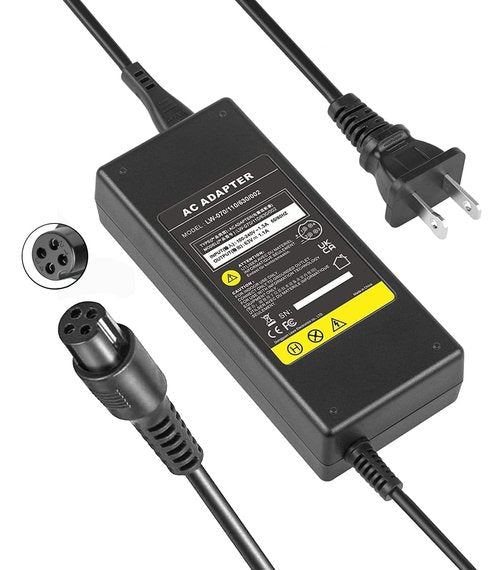 TREE.NB 4-Pin 8mm Scooter Charger for Segway Ninebot S/S-MAX/Mini lite/Mini PRO, 63V 1.1A Adapter Compatible with Ninebot, 4 Pong Connector Replacement