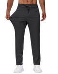 MIVEI Men's 34" Tall Sweatpants - Lightweight Athletic Workout Running Traning Track Joggers Pants with Zipper Pockets