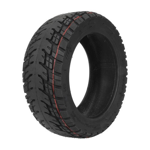 LHROPA 90/55-7 11-inch Rubber Explosion-proof Tubeless Tire + Straight nozzle Replace for Segway Ninebot SuperScooter GT1 GT2 Electric Scooter Tyre Parts