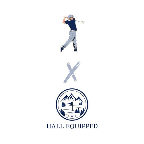 Hall Equipped EquipPro Golf Towel | Tour Size Premium Magnetic Microfiber Waffle Design, Center Cut Hanging Club Loop & Snap Button Bag Loop for Men and Women (The Classic)