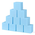 TRENDBOX Foam Cube, 100 PCS of 3.15 x 3.15 x 3.15 Inch Soft Blocks, Gymnastics, Rock Climbing, Trampoline and Other Sports Cushion Pads, Indoor Park Foam Pit Filler - Light Blue ...
