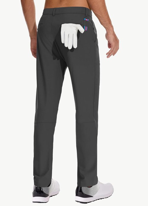JWM Men's Golf Dress Pants - Stretchy, Quick-Dry Trousers with 5 Pockets | Available in 30", 32", 34" Sizes