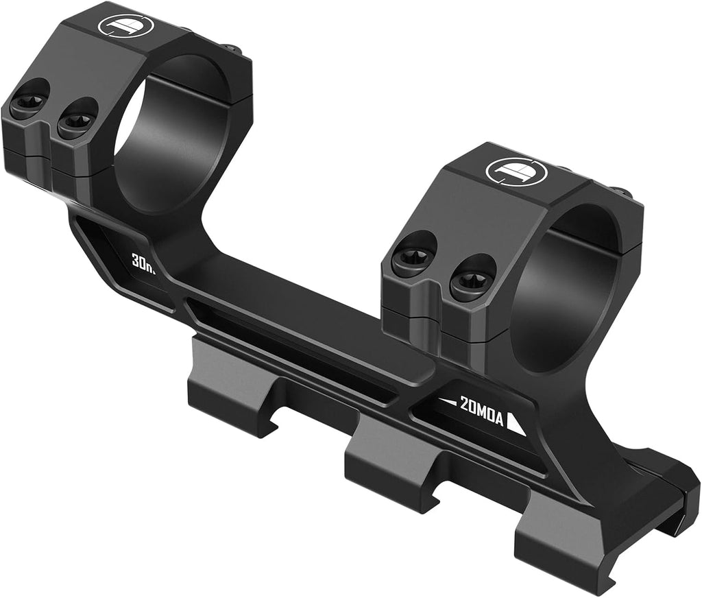 One-Piece High Precision Scope Mount by [Brand Name] - 20 MOA Cantilever for 34mm/30mm Tubes | Shockproof Design