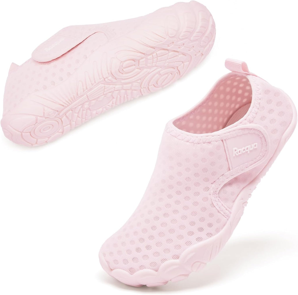 Racqua Kids Water Shoes - Quick Dry Aqua Swim Footwear for Boys & Girls | Little Kid & Big Kid Sizes