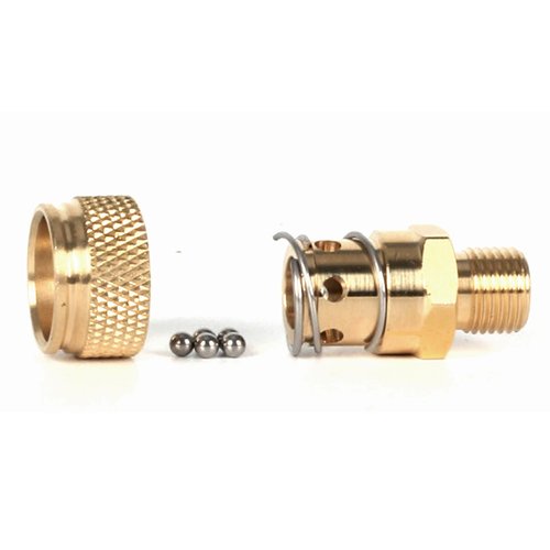 HMKUGO 1/8 NPT Male Thread Quick-Disconnect Plug Adapter, 8mm Fmale Quick Disconnect Adapter, PCP Paintball Charging Fittings with Sealing O-Ring