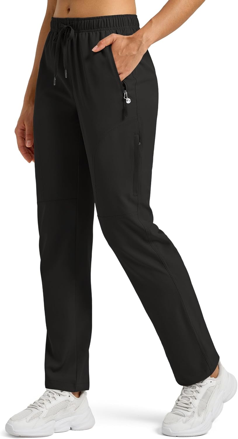 Willit Women's Quick-Dry Hiking Pants - Lightweight, Water-Resistant with Pockets | Petite, Regular, Tall