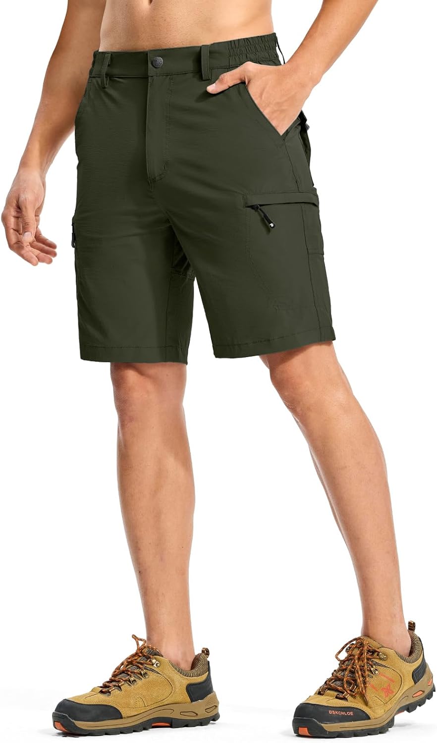 Rdruko Men's Hiking Shorts - Quick Dry Lightweight Cargo Shorts with 6 Pockets | Ideal for Outdoor Travel