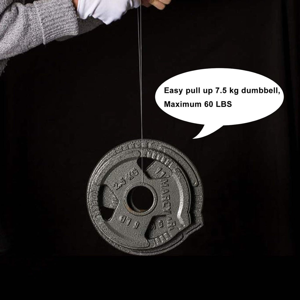 Skiennix Invisible Hanging Support - 60lbs Capacity | 98ft Clear Picture Wire with 40 Aluminum Crimping Sleeves