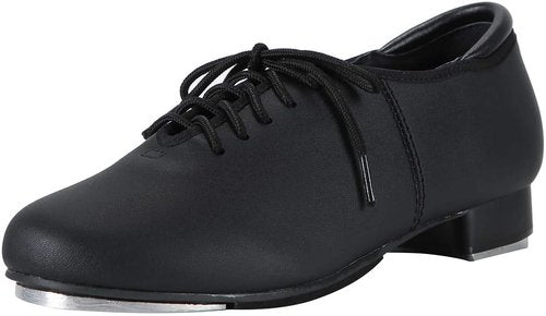 Linodes PU Leather Tap Dance Shoes - Stylish Lace-Up Design for Men & Women | Comfortable Fit