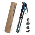 GPTCAMP Hiking Stick,1PC Trekking Pole Collapsible Hiking Pole,Lightweight Folding Adjustable Travel Walking Stick with EVA Foam Grip for Men Women,Blue