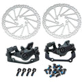 Bicycle Disc Brake Kit,Mechanical Disc Brake Kit,Including Front and Rear Mechanical Disc Brake Calipers with 160mm Rotor for Mountain Bikes,Folding Bikes,Road Bikes