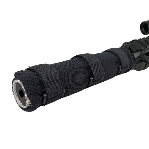 Buraku Suppressor Cover (5/7/7.5/8/9 inch) with Burnproof Microfiber Sleeve Heat Resistant Suppressor Wrap (9 inch)