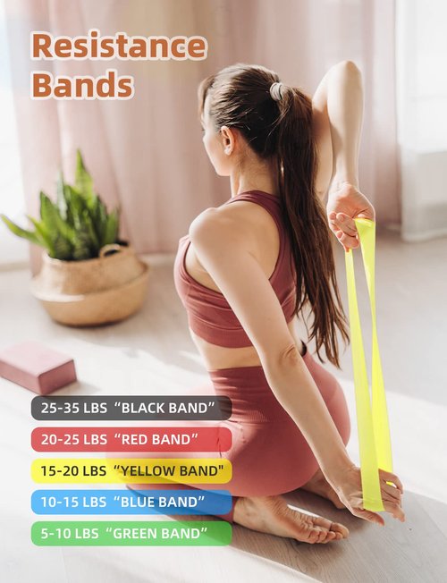 GHB Speed Agility Training Equipment, 6 Agility Poles, 20ft Agility Ladder, 12 Disc Cones, Resistance Parachute, Jump Rope, 4 Resistance Bands, Soccer Training Poles for Speed Agility Training