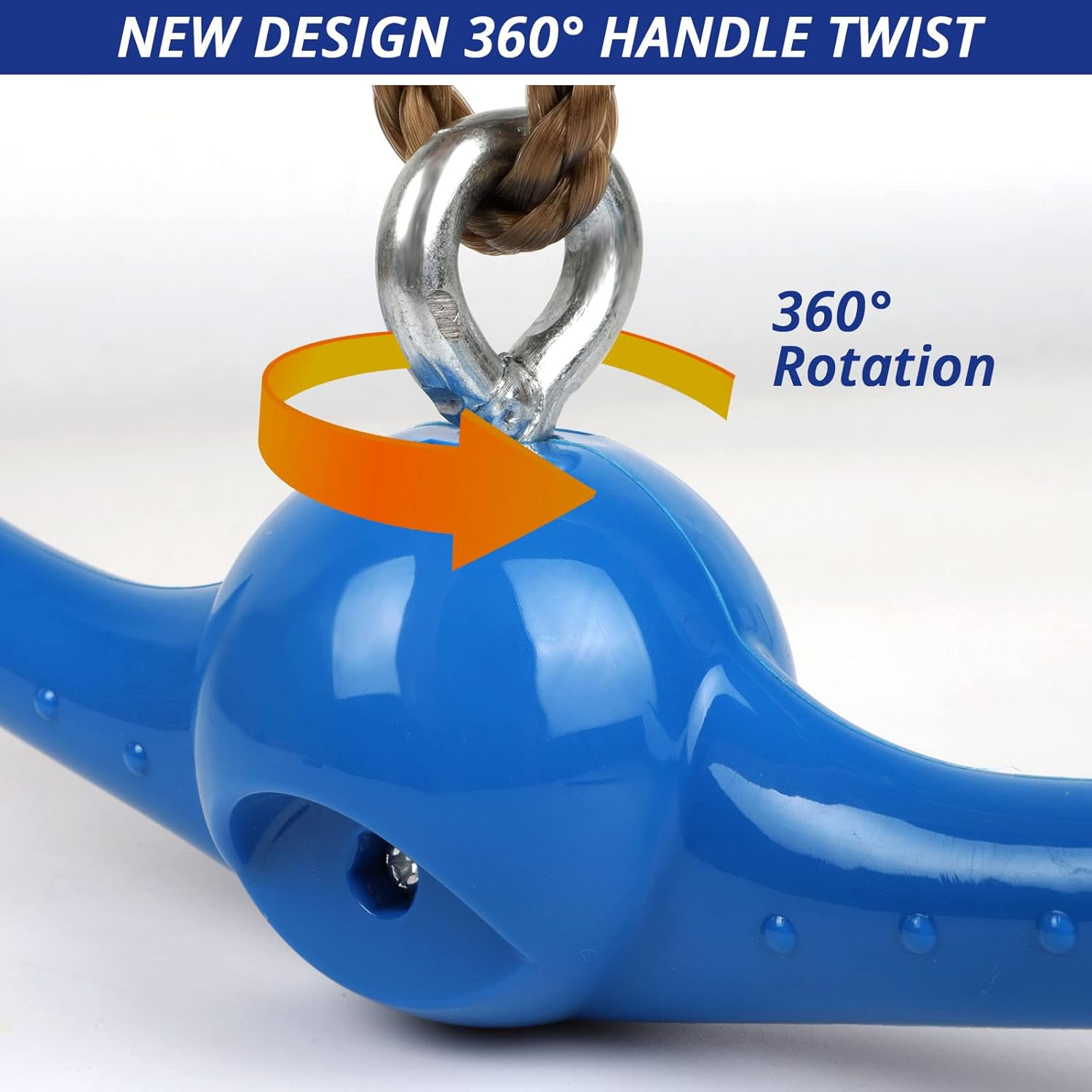 YAMIPROBI Ninja-Twister Swing Set - 360° Handle for Spin Flips | Fun Backyard Toy for Kids