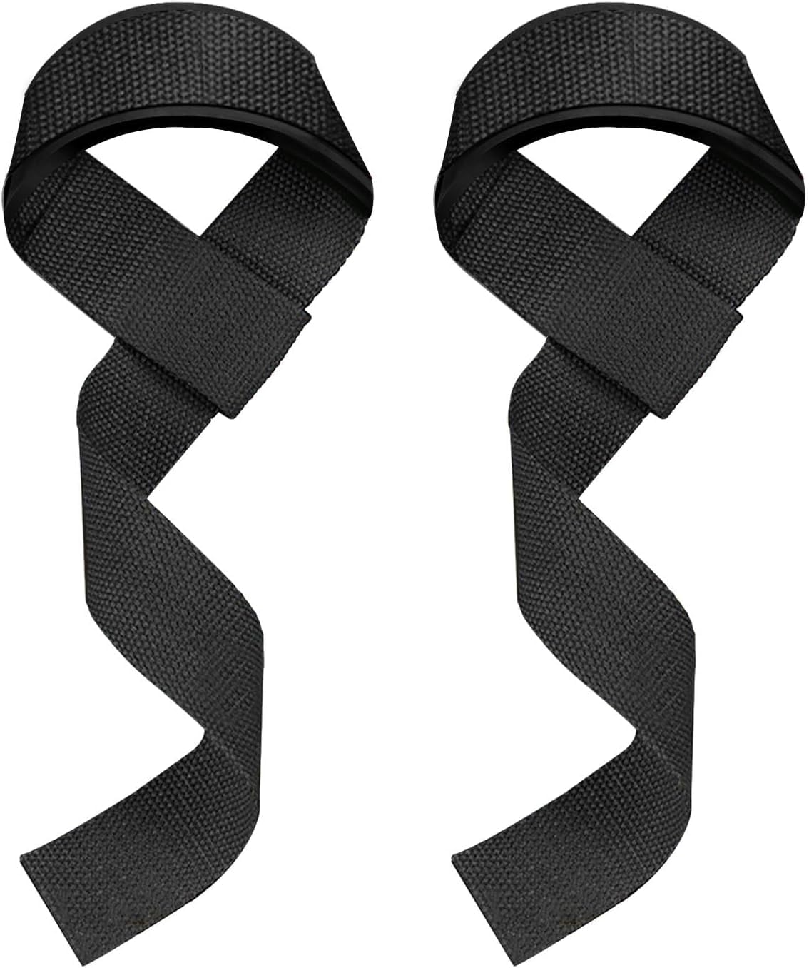 WSAKOUE Weightlifting Straps - Padded Neoprene Deadlift Straps for Powerlifting & Strength Training