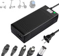 EVAPLUS 42V 2A Fast Charger - UL Certified with 5 Type Plugs for 36V Lithium Batteries | Compatible with Electric Scooters