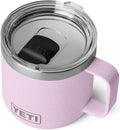 YETI Rambler 14 oz Ceramic Lined Mug - Vacuum Insulated Stainless Steel with MagSlider Lid | Cherry Blossom