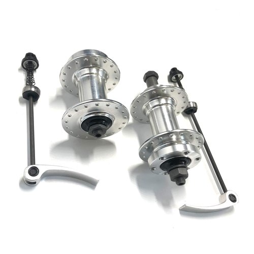 DONSP1986 Bike Wheel Part Bicycle hub, Bike Hub 36 Hole, Quick Release,Alum,One Pair,100mm x135mm Front Width and Rear Width