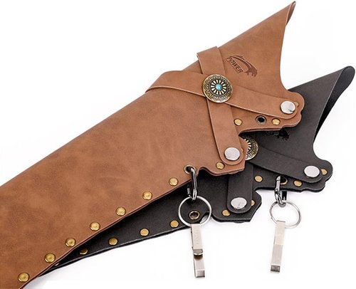 Arrow Quiver | Adjustable PU Leather Hip Holder for Arrows - Stylish & Functional Design