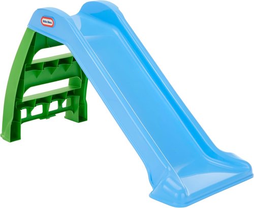 Little Tikes First Slide - Fun Outdoor Play Equipment for Kids | Blue and Green Design