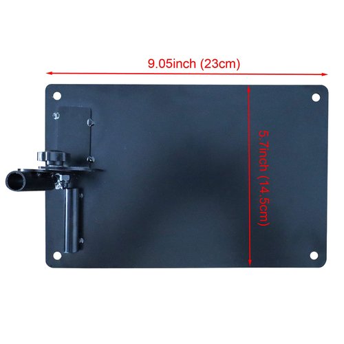BRAMASOLE Golf Swing Plane Trainer Perfector Plate with Arm Band Adjustable Alignment Stick Holder Rods Base Training Aid Driving Range or Mat Practice Equipment (Standard Plate+Arm Band)