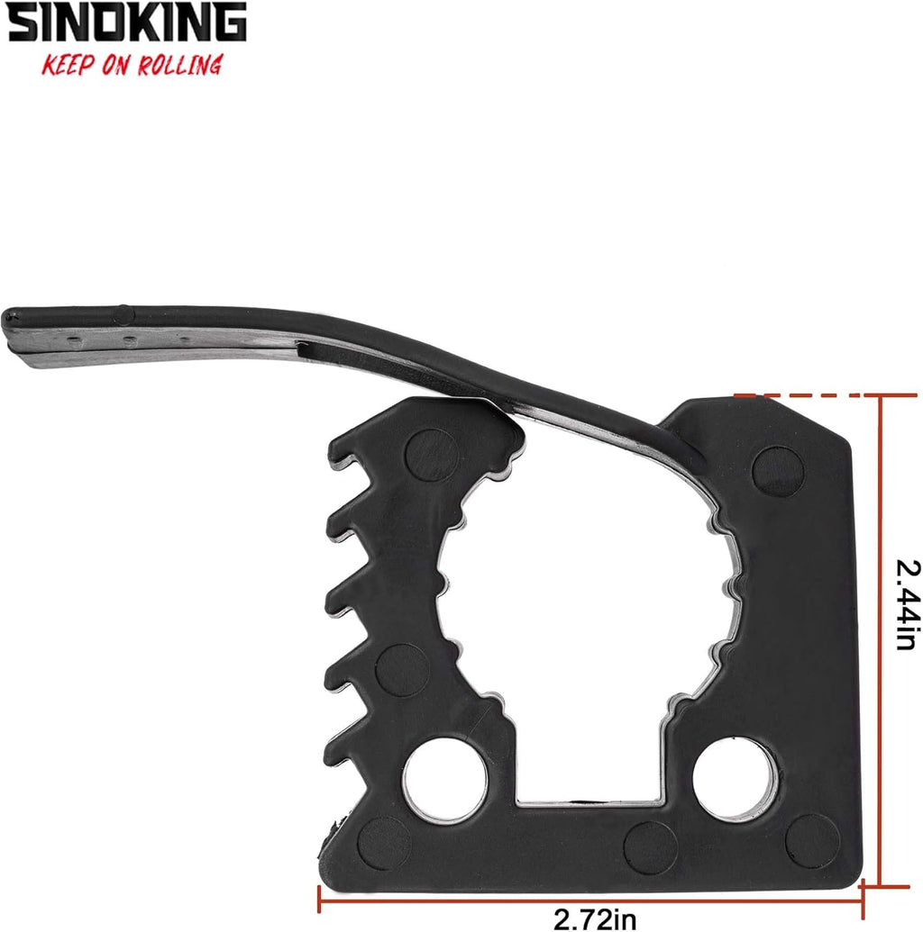 SINOKING Rubber Shovel Mount - Tool Clamp for 1-1/8" to 1-1/2" Objects | Off-Road 4X4 Car Accessory